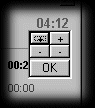 Click to start & pause, right clic to adjust
